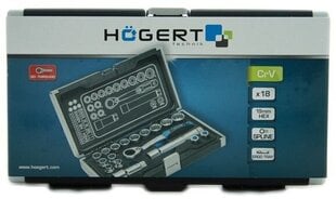 Tööriistakomplekt Högert HT1R478, 18 tk. цена и информация | Механические инструменты | kaup24.ee