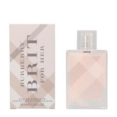 <p>Позвольте <strong>100% оригинальным Женская парфюмерия Brit Burberry (50 ml) EDT</strong> удивить вас и создайте женственный образ, используя эти эксклюзивные <strong>женские духи </strong>с уникальным, индивидуальным ароматом. Откройте для себя <strong>100% оригинальные продукты Burberry</strong>!</p><br /><ul><li>Мощность: 50 ml</li><li>Тип: <ul><li>EDT (Eau de Toilette)</li><li>edt</li></ul></li><li>Название аромата: Brit</li></ul> цена и информация | Женские духи | kaup24.ee