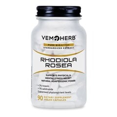 VemoHerb Rhodiola Rosea (90 капсул) цена и информация | Витамины | kaup24.ee