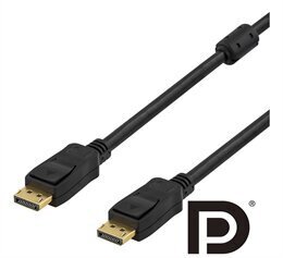 Deltaco DP-1030, DisplayPort, 3m hind ja info | Kaablid ja juhtmed | kaup24.ee
