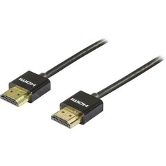 Deltaco HDMI-1093-K, HDMI, 3m hind ja info | Kaablid ja juhtmed | kaup24.ee