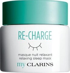 Расслабляющая ночная маска для лица Clarins My Clarins Re-Charge 50 мл цена и информация | Маски для лица, патчи для глаз | kaup24.ee