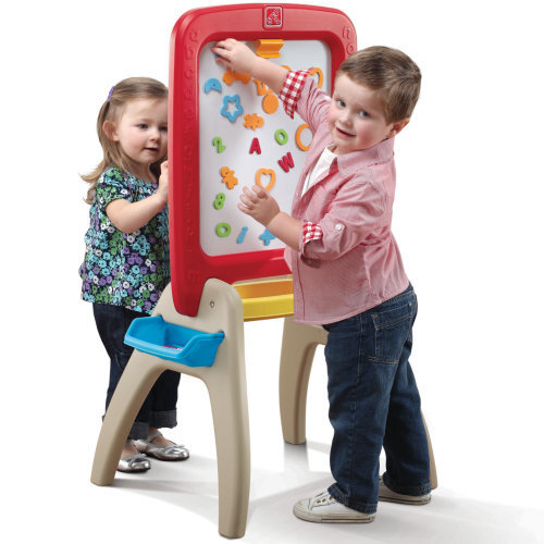 Laste kahepoolne magnettahvel, Step2 цена и информация | Arendavad mänguasjad | kaup24.ee