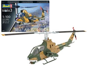 Liimitav konstruktor Helikopter AH-1 COBRA, 52 elementi hind ja info | Klotsid ja konstruktorid | kaup24.ee