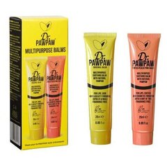 Multifunktsionaalsete palsamite komplekt Dr. PawPaw: Yellow 25 ml + Peach Pink 25 ml цена и информация | Помады, бальзамы, блеск для губ | kaup24.ee