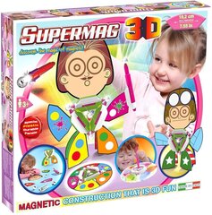 Магнитный конструктор Supermag 3D Triangle 0613, 28 д. цена и информация | Конструкторы и кубики | kaup24.ee