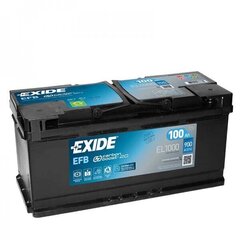 Aku Exide 100 Ah 900 A EN 12V hind ja info | Akud | kaup24.ee