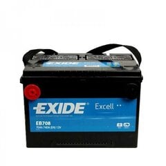 Аккумулятор Exide 70 Ач 740 A EN 12 В цена и информация | Аккумуляторы | kaup24.ee