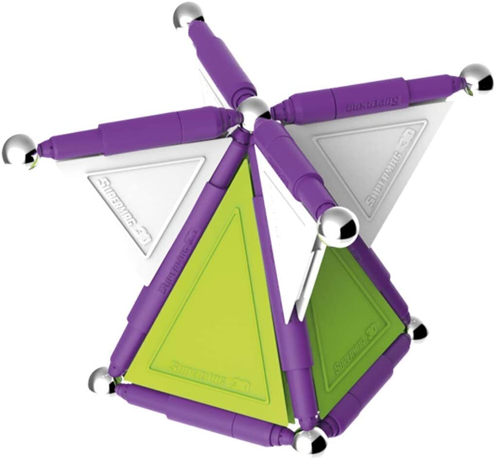 Magnetiline konstruktor Supermag Primary Trendy, 0156, 67 osaline hind ja info | Klotsid ja konstruktorid | kaup24.ee