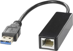 DELTACO USB3-GIGA5, 1xRJ45, 1xUSB 3.0 hind ja info | Kaablid ja juhtmed | kaup24.ee