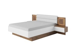 Кровать Szynaka Meble Sierra, коричневый/белый цена и информация | Кровати | kaup24.ee