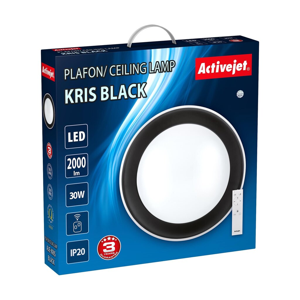 Laevalgusti Activejet LED Aje-Kris Black hind ja info | Laelambid | kaup24.ee