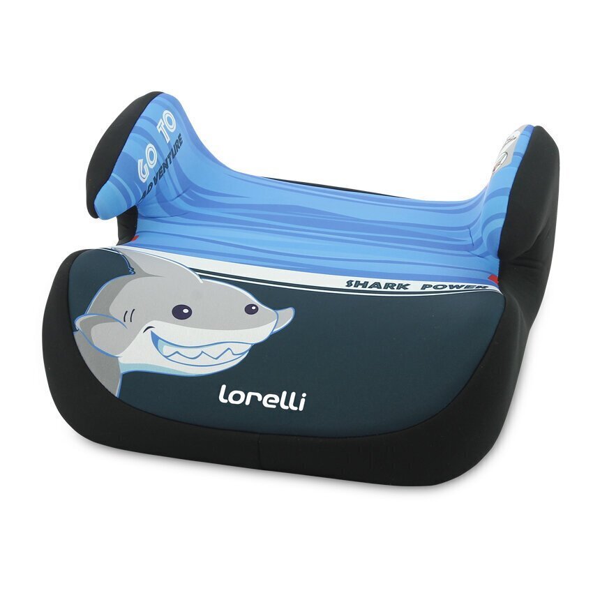 Turvaiste Lorelli Topo Comf, 15-36 kg, Shark Light-Dark Blue hind ja info | Turvatoolid | kaup24.ee