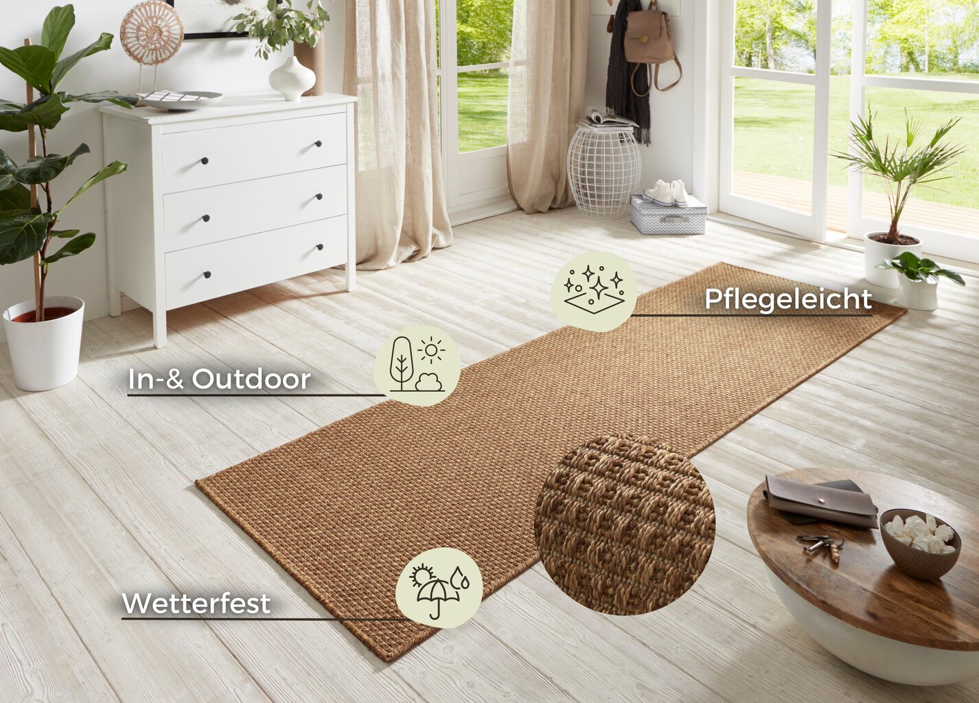 Vaip BT Carpet Nature 80x350 cm цена и информация | Vaibad | kaup24.ee