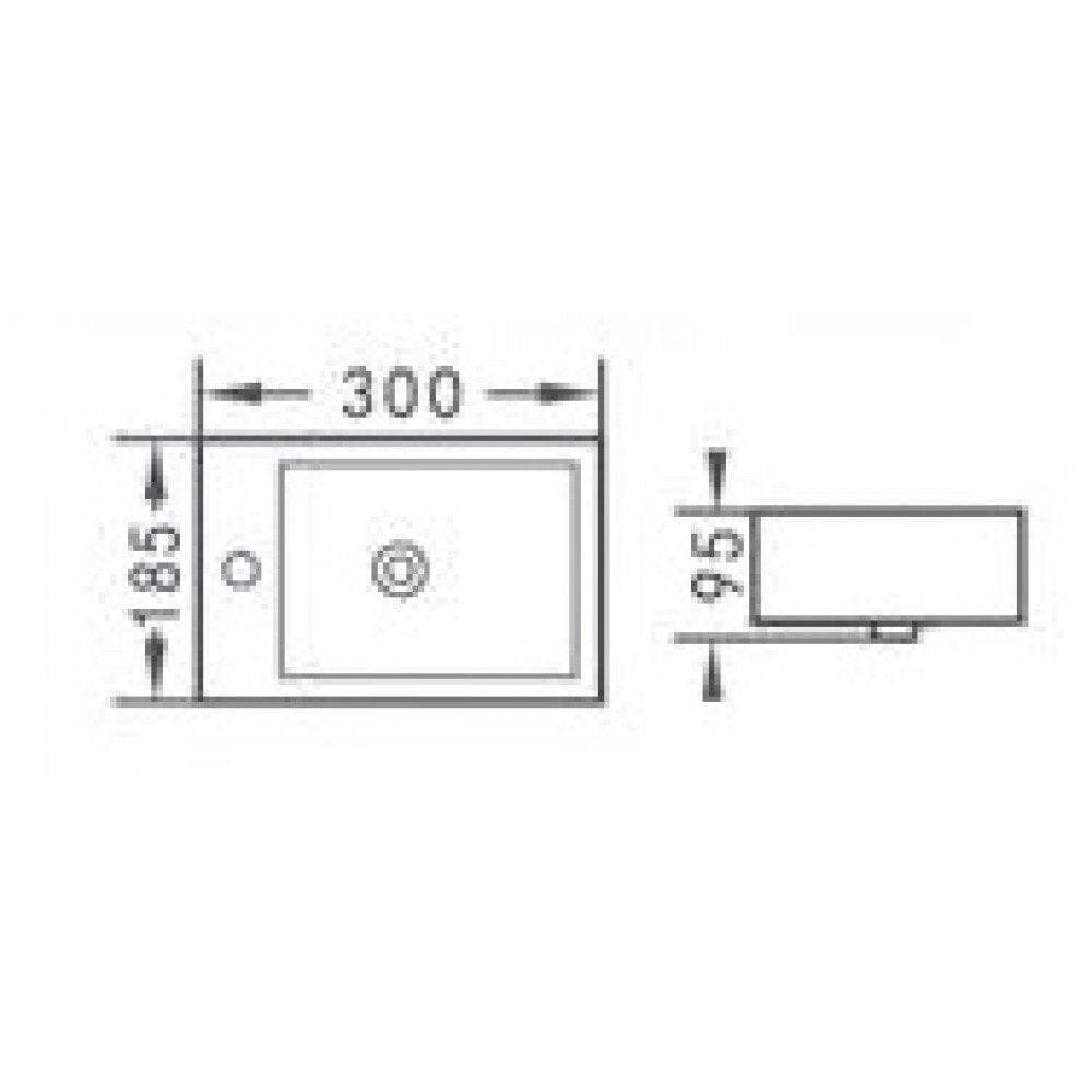 Valamu 8402 hind ja info | Kraanikausid, valamud | kaup24.ee