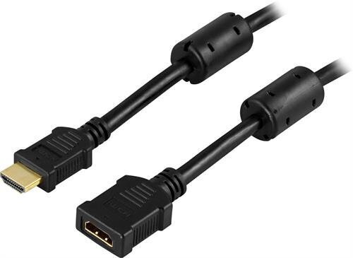 Deltaco HDMI-121, HDMI, 1m цена и информация | Kaablid ja juhtmed | kaup24.ee