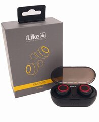 Беспроводные наушники ILike Wireless Earbuds IBE01, черный цена и информация | Наушники | kaup24.ee