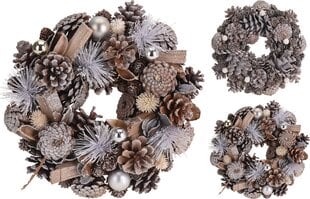 Рождественский венок, 24 см цена и информация | Новогодние елки | kaup24.ee