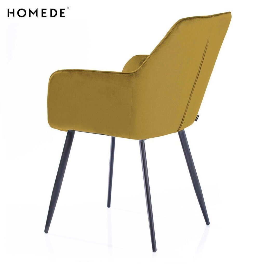 Tool Homede Vialli, kollane hind ja info | Söögilaua toolid, köögitoolid | kaup24.ee