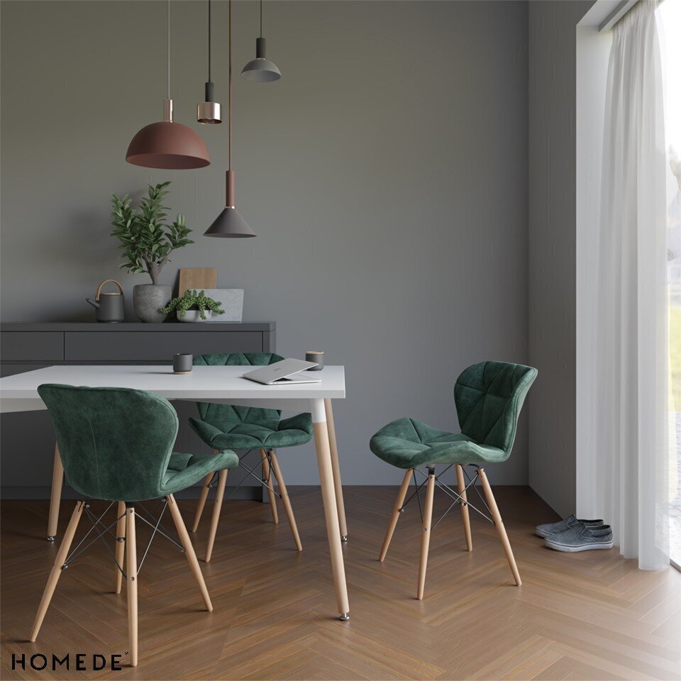 Laud Homede Elle 120x80 cm, valge/pruun hind ja info | Köögi- ja söögilauad | kaup24.ee