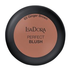 Põsepuna IsaDora Perfect, 4.5 g, 03 Ginger Brown цена и информация | Пудры, базы под макияж | kaup24.ee