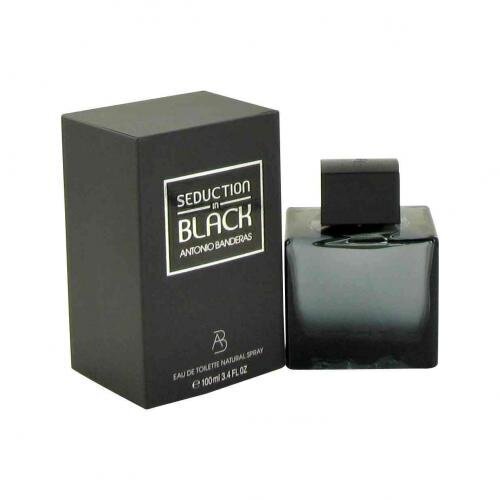 Antonio Banderas Seduction in Black EDT meestele 100 ml цена и информация | Meeste parfüümid | kaup24.ee