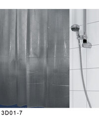 Высококачественный EVA 3D голографический занавес для ванны "Benedomo с цветами" цена и информация | Аксессуары для ванной комнаты | kaup24.ee