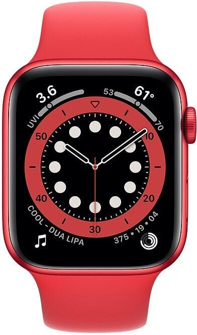 Nutikell Apple Watch Series 6 (44mm) GPS : PRODUCT(RED) цена и информация | Nutikellad (smartwatch) | kaup24.ee