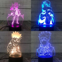 IC 3D öövalgusti või Naruto Team Uzumaki Naruto LED öövalgusti hind ja info | Projektorid | kaup24.ee