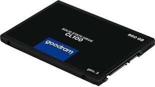 GoodRam SSDPR-CL100-960-G3 цена и информация | Внутренние жёсткие диски (HDD, SSD, Hybrid) | kaup24.ee