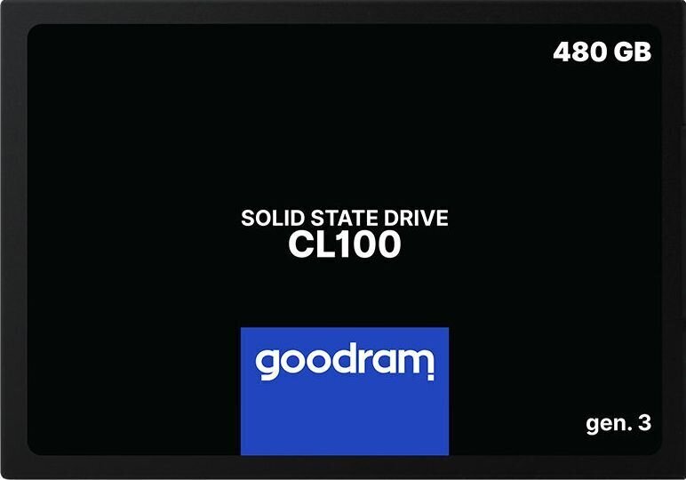 GoodRam SSDPR-CL100-480-G3 цена и информация | Sisemised kõvakettad (HDD, SSD, Hybrid) | kaup24.ee