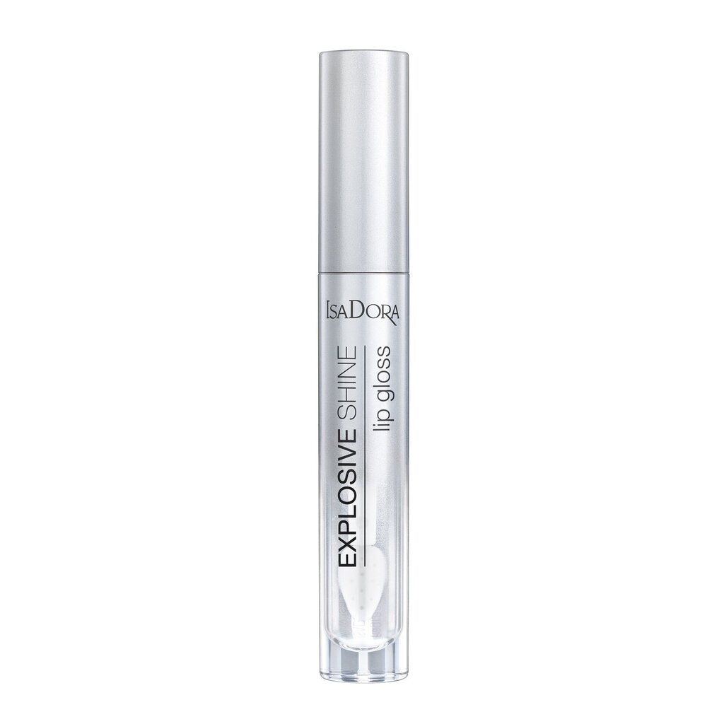 Huuleläige Isadora Explosive Shine, 3,5 ml, 80 Crystal Clear цена и информация | Huulepulgad, -läiked, -palsamid, vaseliin | kaup24.ee