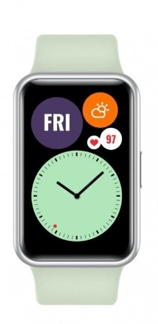 Nutikell Huawei Watch Fit, Mint green hind ja info | Nutikellad (smartwatch) | kaup24.ee