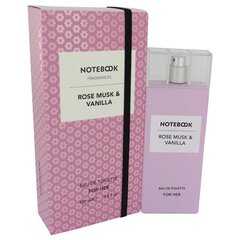 Parfüümvesi Notebook Fragrances Rose Musk & Vanilla EDT naistele 100 ml hind ja info | Naiste parfüümid | kaup24.ee