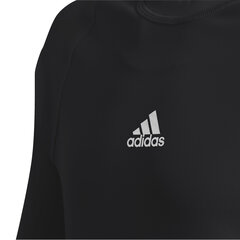 Jalgpalli T-särk teismelistele Adidas Ask LS Tee Y Black цена и информация | Рубашки для мальчиков | kaup24.ee