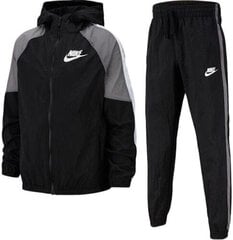 Spordidress teismelistele Nike B Nsw Woven Track Suit Black Grey hind ja info | Komplektid poistele | kaup24.ee