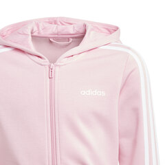 Dressipluus teismelistele Adidas Yg E 3S Fz Hoodie Pink цена и информация | Свитеры, жилетки, пиджаки для девочек | kaup24.ee