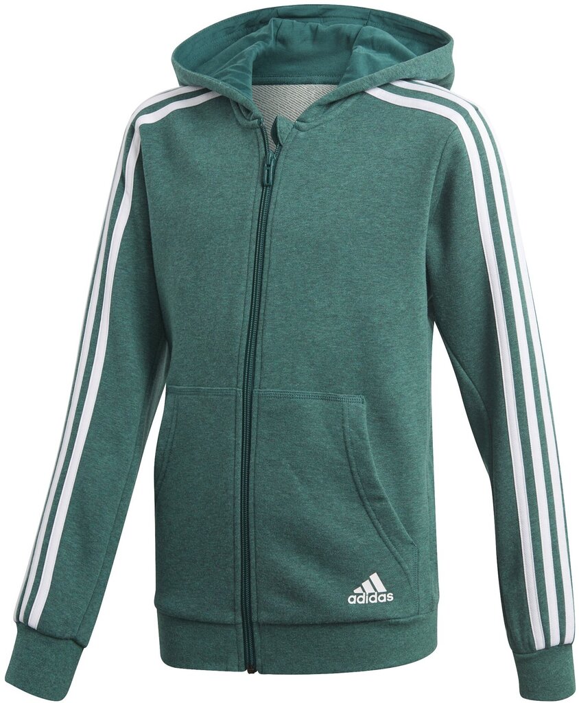 Dressipluus teismelistele Adidas Yb 3S Fz Hoodie Green цена и информация | Poiste kampsunid, vestid ja jakid | kaup24.ee