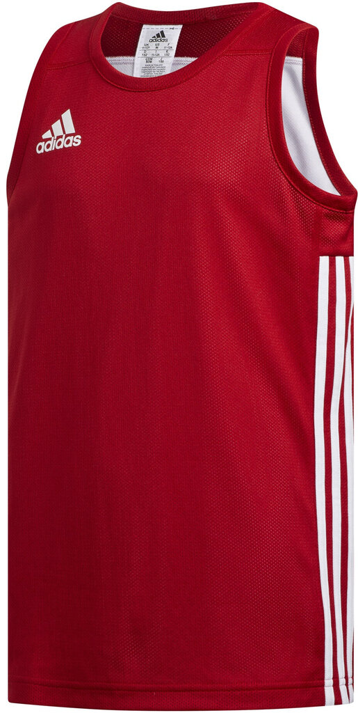 T-särk teismelistele Adidas 3G Spee Rev Jrs Red White цена и информация | Poiste särgid | kaup24.ee