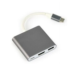Gembird A-CM-HDMIF-02-SG цена и информация | Адаптеры и USB-hub | kaup24.ee