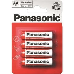Panasonic батарейки R6RZ/4B цена и информация | Батерейки | kaup24.ee