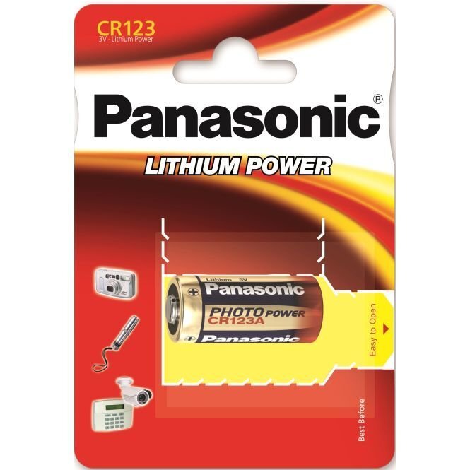 Panasonic patarei CR123A/1B цена и информация | Patareid | kaup24.ee