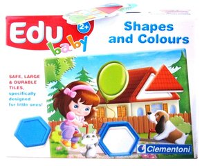 Puzzle 4 pilti, edu baby shapes & colors 8509 hind ja info | Pusled | kaup24.ee