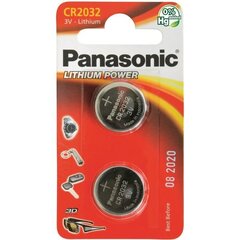 Panasonic patarei CR2032/2B hind ja info | Patareid | kaup24.ee