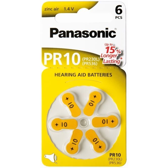 Panasonic patarei Zinc-Air PR10H-LB цена и информация | Patareid | kaup24.ee