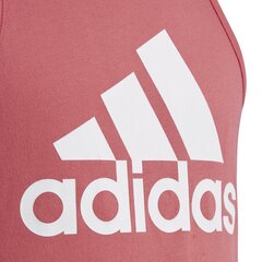 Pluus teismelistele Adidas YG Logo Tank Pink цена и информация | Рубашки для девочек | kaup24.ee