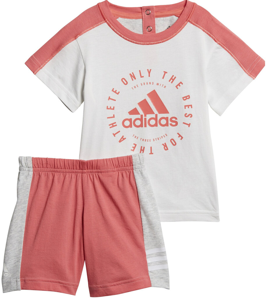 Spordidress lastele Adidas I Print Sum Set White Red цена и информация | Komplektid poistele | kaup24.ee