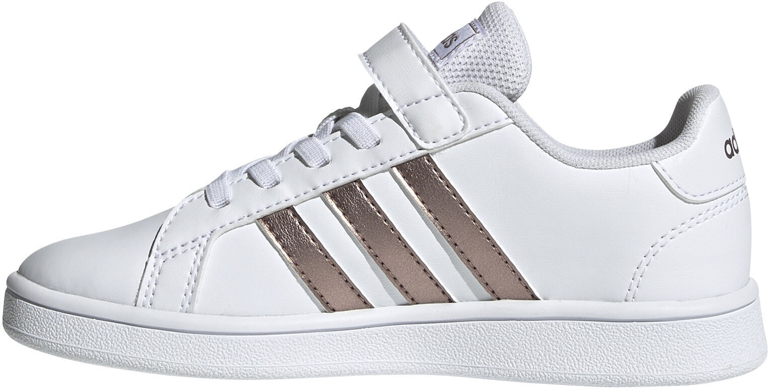 Jalanõud teismelistele Adidas Grand Court C White цена и информация | Laste spordijalatsid | kaup24.ee