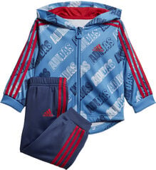 Adidas Детский спортивный костюм I Shiny FZ HD J Blue цена и информация | Штаны для младенцев | kaup24.ee