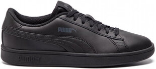 Jalanõud teismelistele Puma Smash V2 JR Black цена и информация | Детская спортивная обувь | kaup24.ee